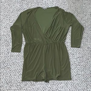 Charlotte Russe Sexy Surplice Romper